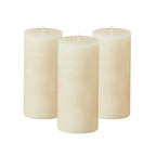 Warm Vanilla Scented 3x6 Pillar Candles