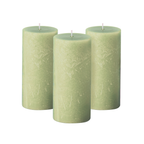 Sage Driftwood Scented 3x6 Pillar Candles