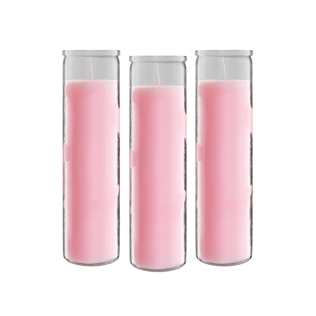 Pink Devotional Candles